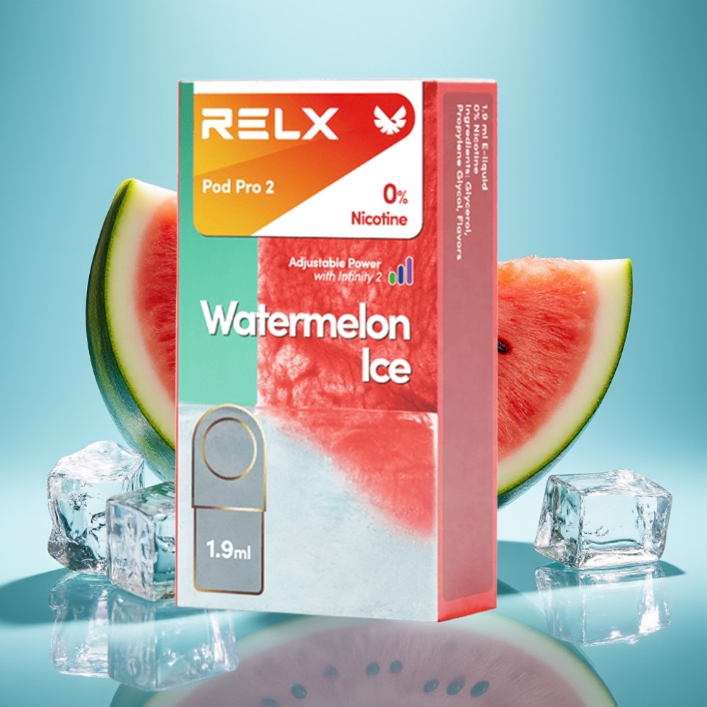RELX Pod Pro 2 600 Puffów 0% Nikotyny 1,9ml Arbuz Ice