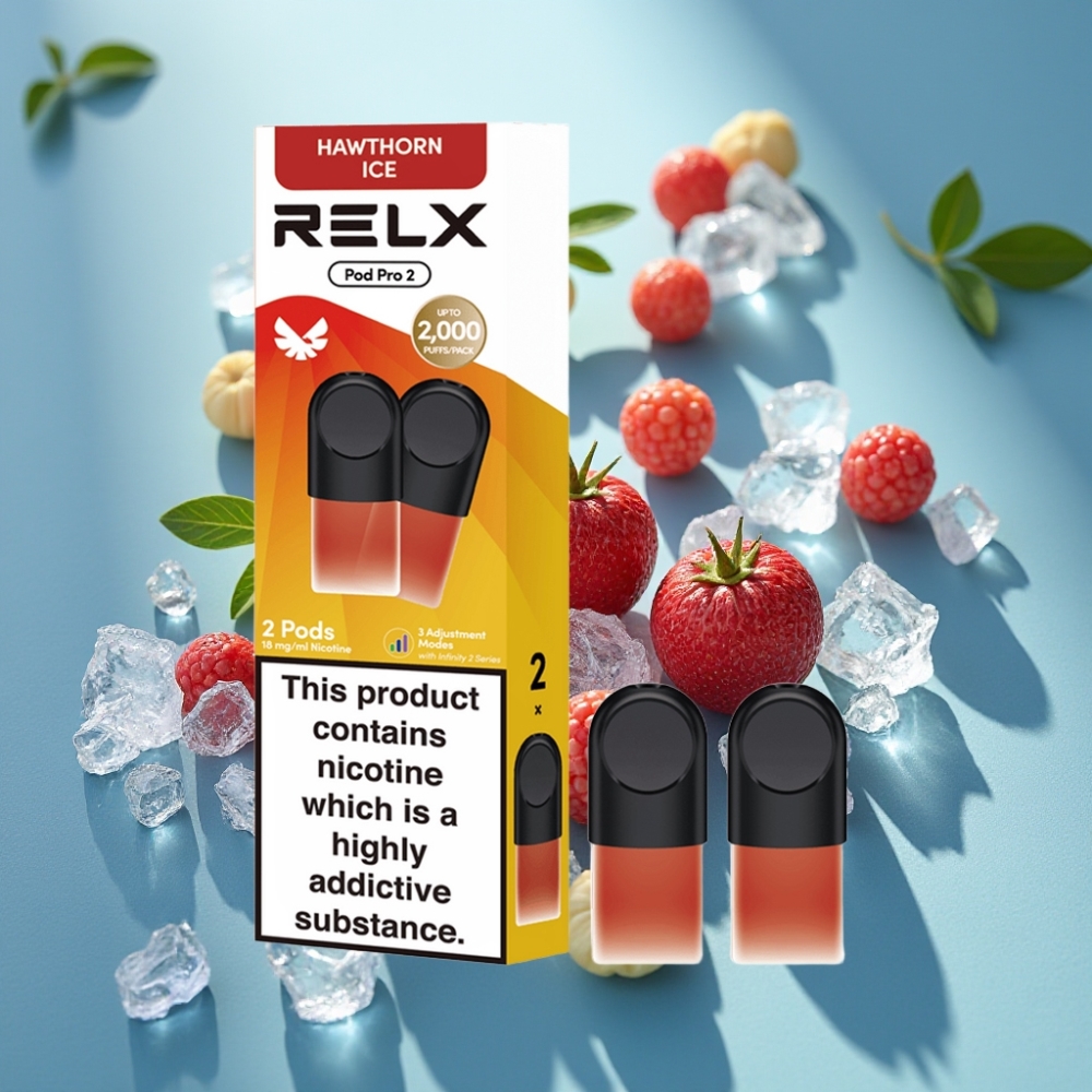 RELX Pod Pro 2 600 Puffów 1,8% Nikotyny Hawthorn Ice 1,9ml