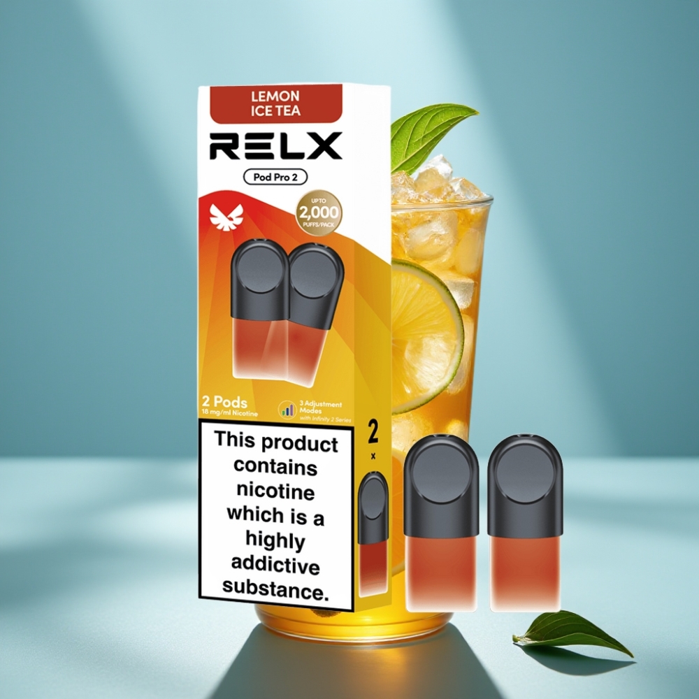 RELX Pod Pro 2 600 Puffów 1,8% Nikotyny Lemon Ice Tea
