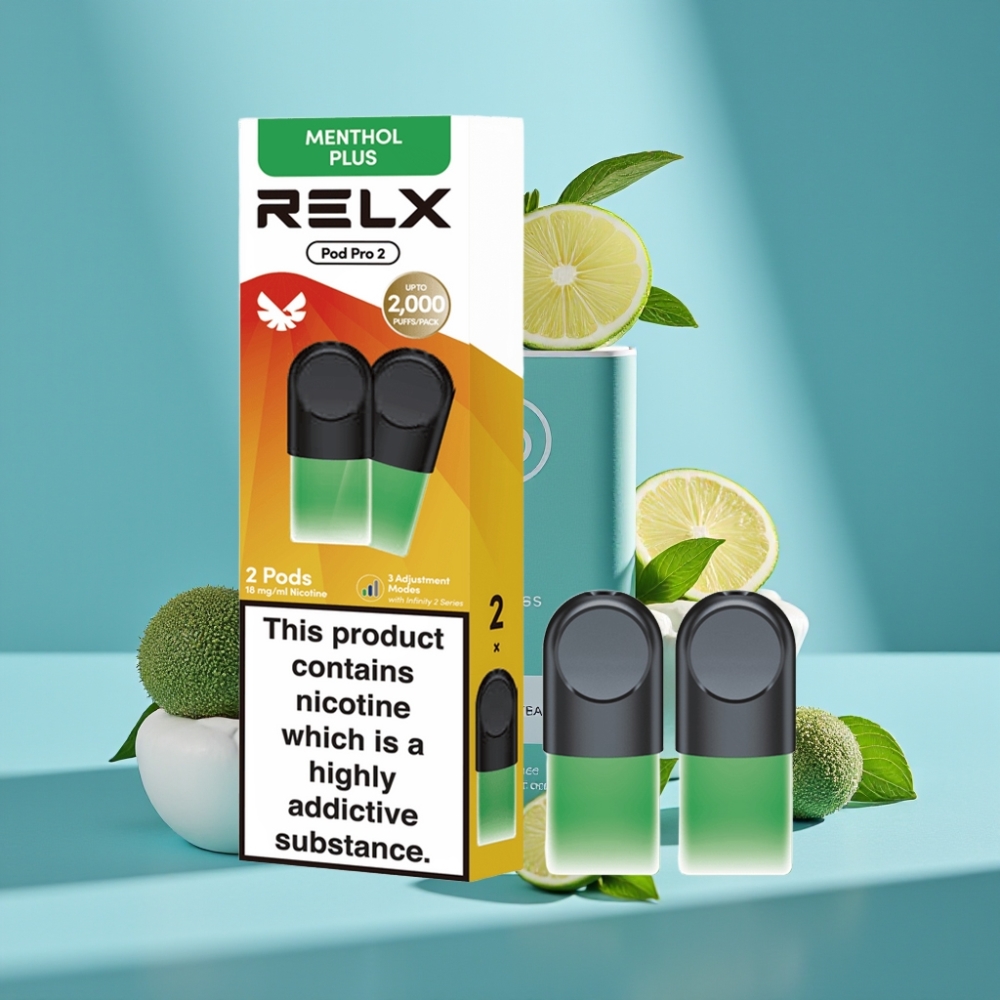 RELX Pod Pro 2 600 Puffów 1.8% Nikotyny Mentol-Miętowy Plus
