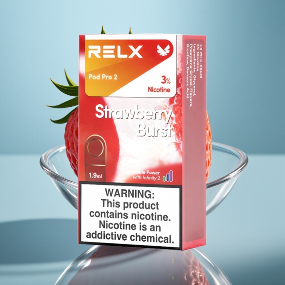 RELX Pod Pro 2 600 Puffów 3% Nikotyna Truskawkowa Eksplozja
