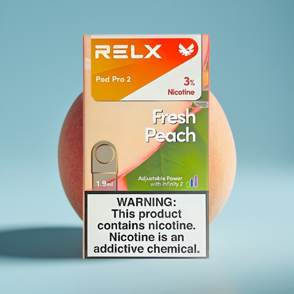 RELX Pod Pro 2 600 Puffów 3% Nikotyny Brzoskwiniowy
