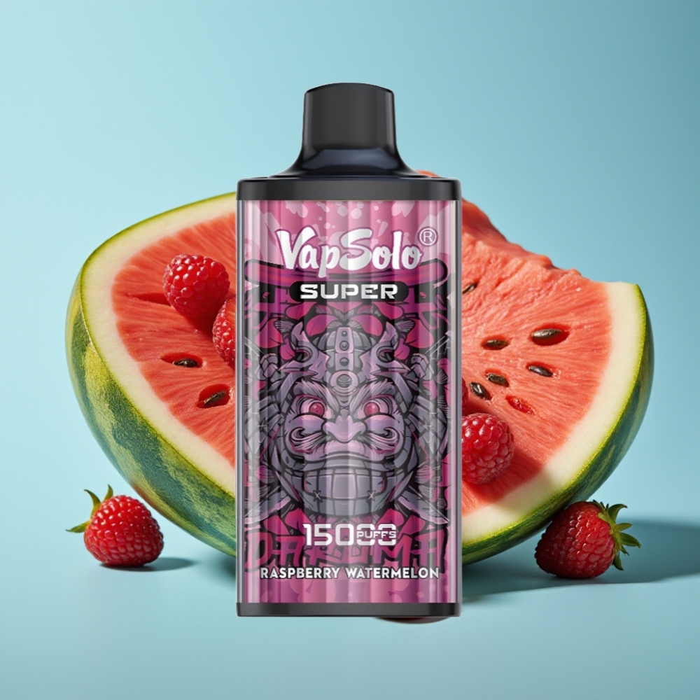Vapsolo Super 15000 Puffs 40ml 850mAh Type-C Malina Arbuz