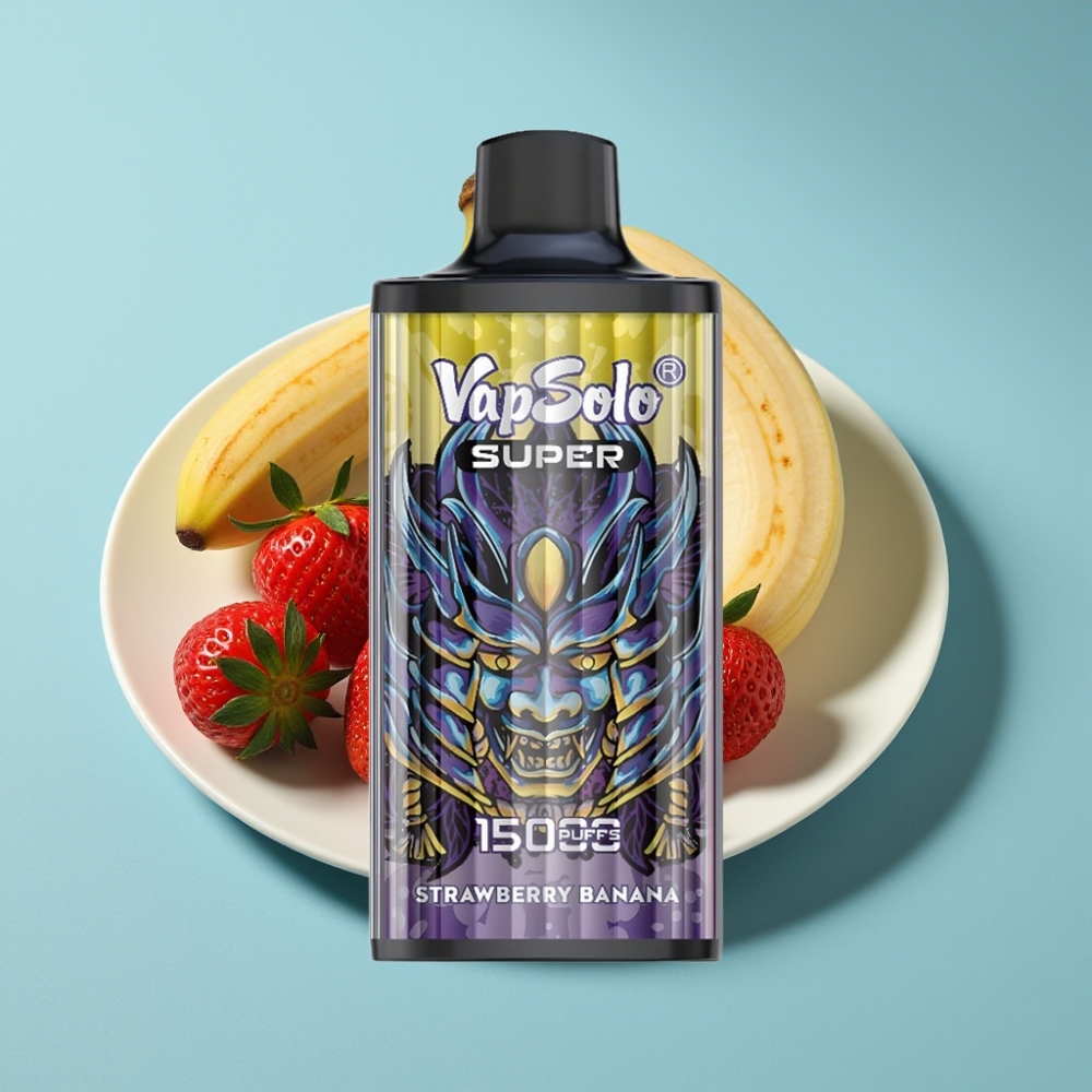 Vapsolo Super 15000 Puffs 40ml 850mAh Type-C Truskawka Banan