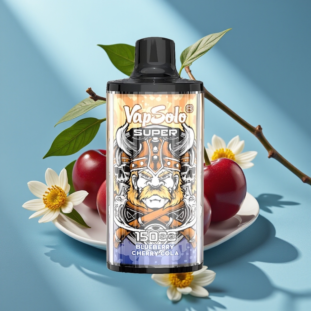 Vapsolo Super 15000 Puffs 40ml 850mah Cherry Cola