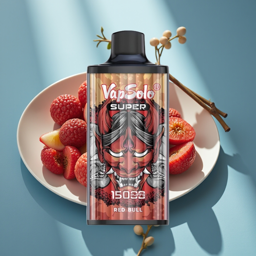 Vapsolo Super 15000 Puffs 40ml 850mah Typ-C Red Bull