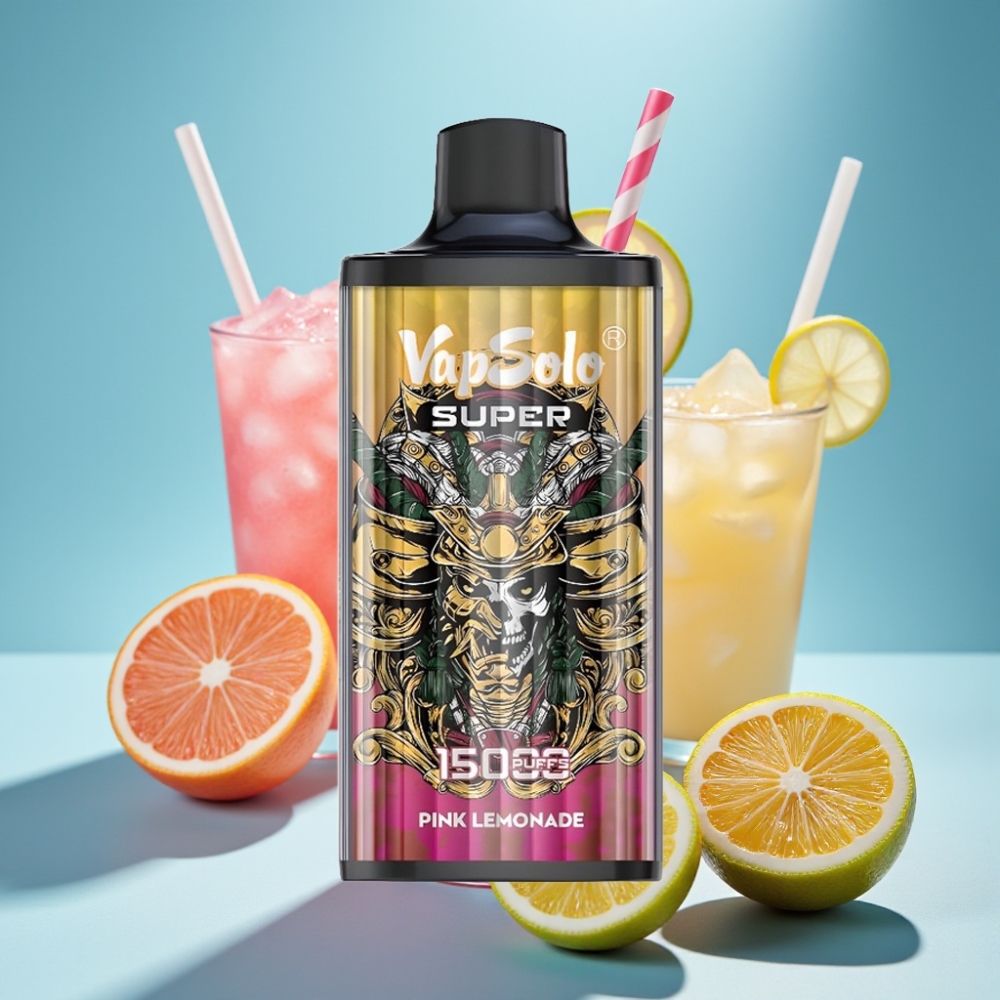 Vapsolo Super 15000 Puffs 40ml 850mah Type-C Super Pink Lemonade