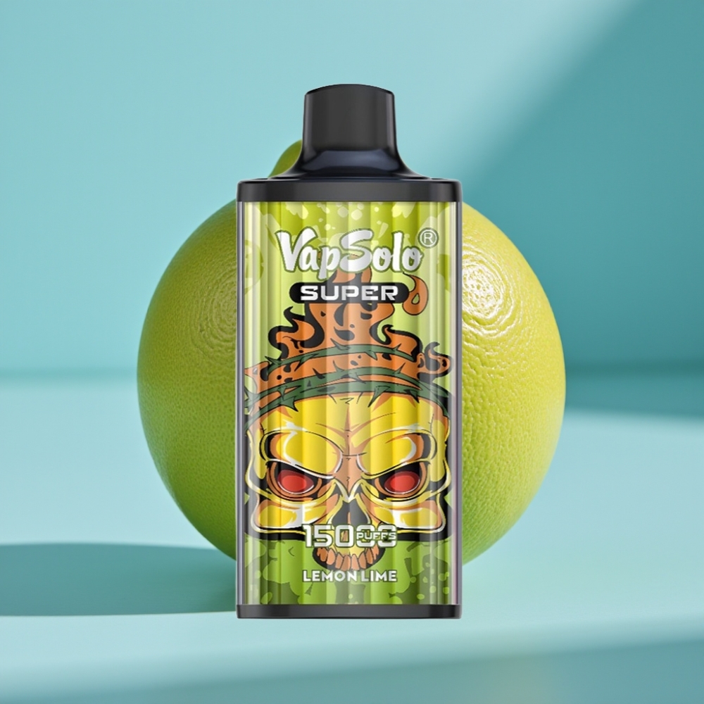 Vapsolo Super 15000 Puffs 40ml Lima Limon 850mah Type-C