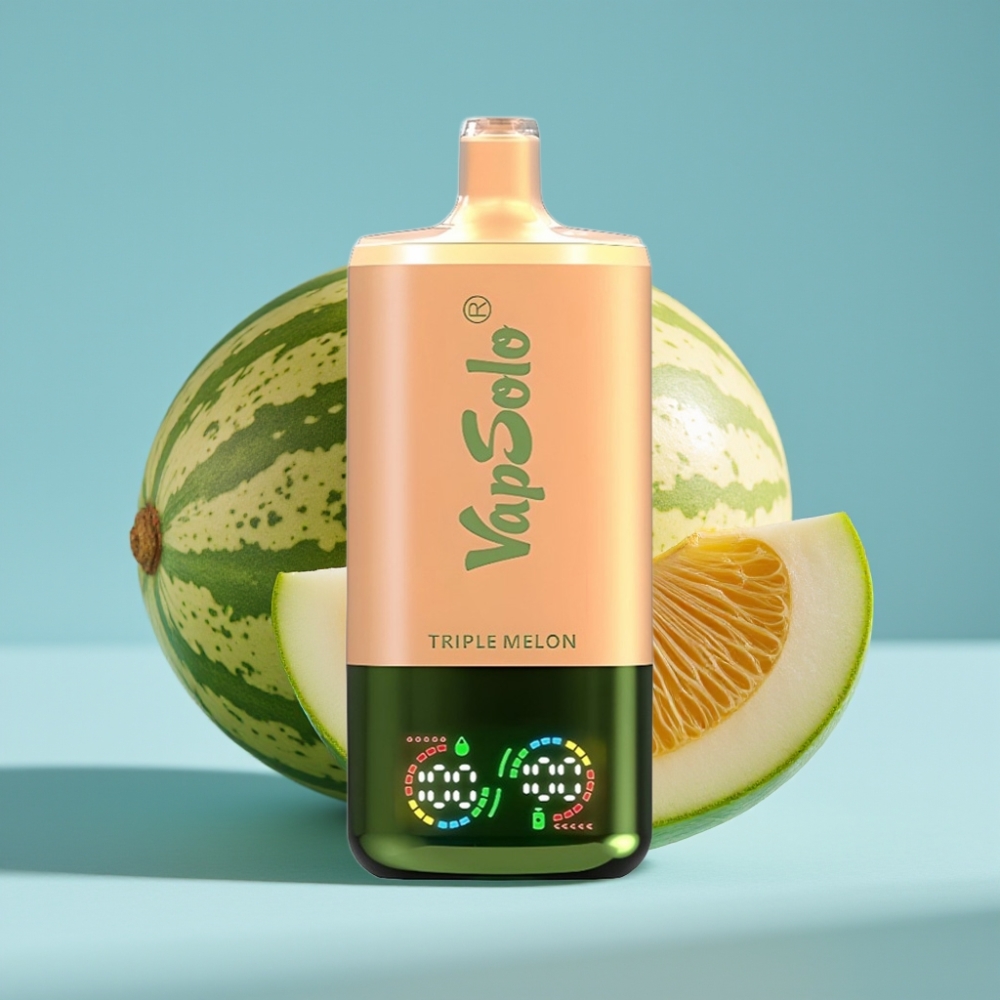 VapSolo Triple 30000 Puffs 40ml 3xZasobnik Typ-C Triple Melon