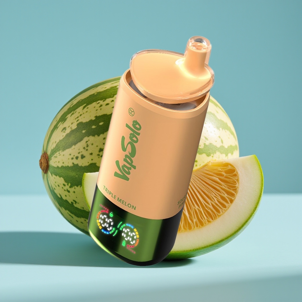 VapSolo Triple 30000 Puffs 40ml 3xZasobnik Typ-C Triple Melon