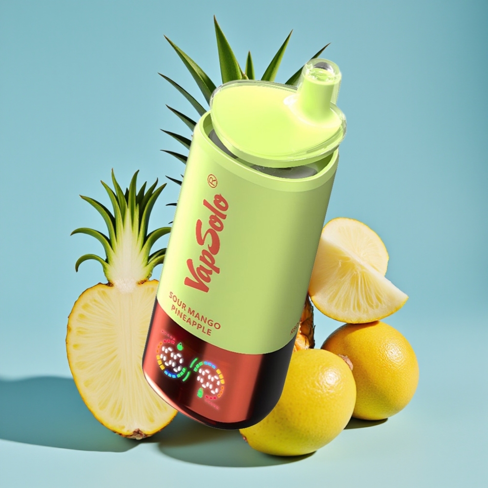 VapSolo Triple 30000 Puffs 40ml Sour Mango Pineapple Typ-C