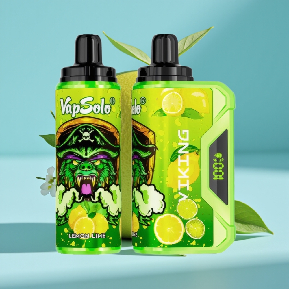 VapSolo VIKING 12000 Puffs 22ml Type-C Lemon Lime