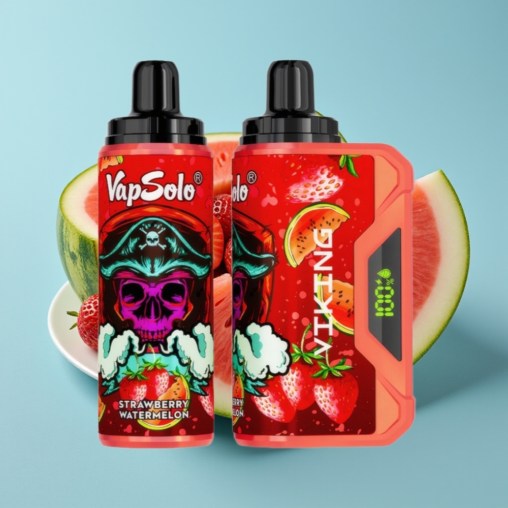 VapSolo VIKING 12000 Puffs 22ml Type-C Strawberry Watermelon