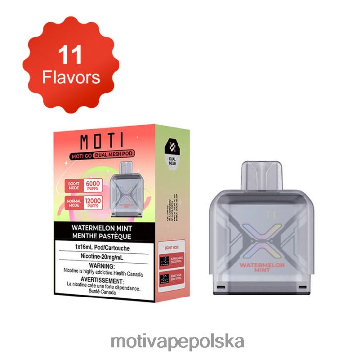 MOTI Vape Near Me - MOTI Go Pro jednorazowy pojemnik 6V86687 różowa cytryna
