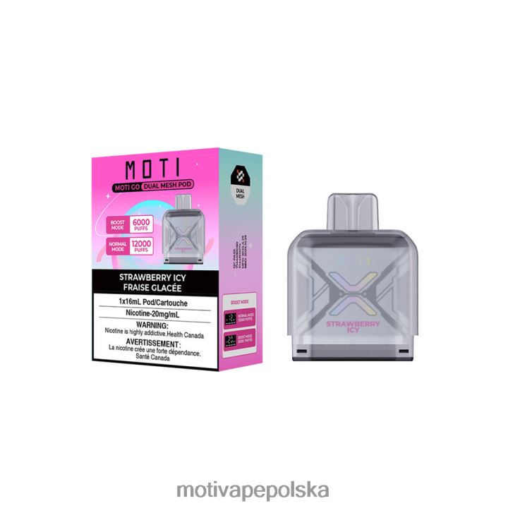 MOTI Vape Near Me - MOTI Go Pro jednorazowy pojemnik 6V86687 różowa cytryna