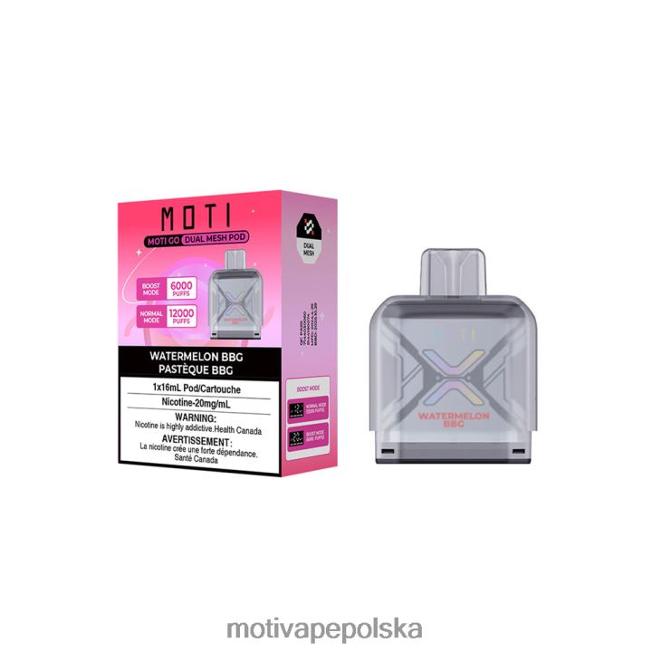 MOTI Vape Near Me - MOTI Go Pro jednorazowy pojemnik 6V86687 różowa cytryna