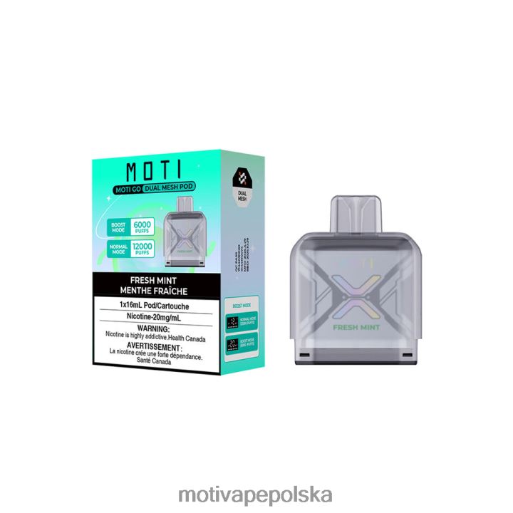 MOTI Vape Review - MOTI Go Pro jednorazowy pojemnik 6V86696 wiśniowy pocałunek